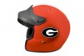 DOT Georgia Bulldog Motorcycle Helmet