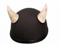 Bone Motorcycle Helmet Demon Horns
