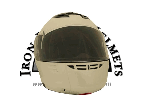 Full Face White Motorcycle Helmet