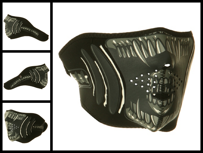 Half Alien Neoprene Face Mask