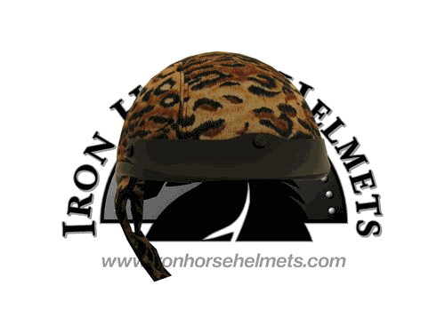 leopard motorcycle helmet
