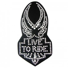 Eagle Rhinestone Helmet Sticker
