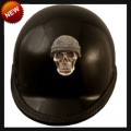 CHROME MOTORCYCLE HELMET IRAQ SKULL ATTACHMENT