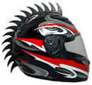 Motorcycle Helmet Mohawks