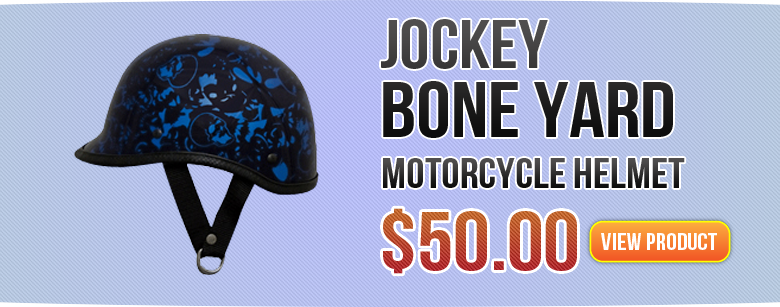 Jockey Boneyard Motorcycle Helmet