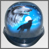 Lone Wolf Airbrushed Motorcycle Helmets