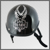 Eagle Rhinestone Motorcycle Helmet Patch