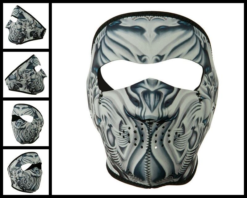 bio mechanical motorcycle face mask
