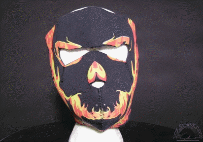 Blackout Skull Neoprene Face Mask