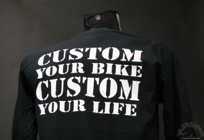 Custom your bike custom your life Biker T-Shirts