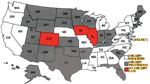 motorcycle helmet laws Helmet Laws
