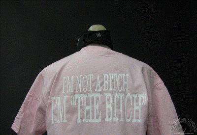I'm Not A Bitch I'm The Bitch Biker T-Shirts